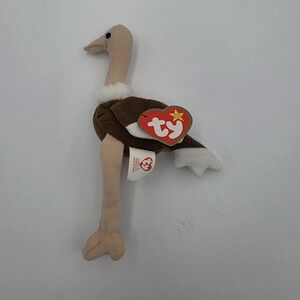 TY Teenie Beanie Babies –‎ STRETCHY the Ostrich (6.5 in)